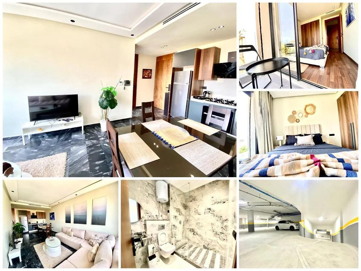 New Modern 1 Bedroom 1Min Fr Tramway Casablanca Appartement